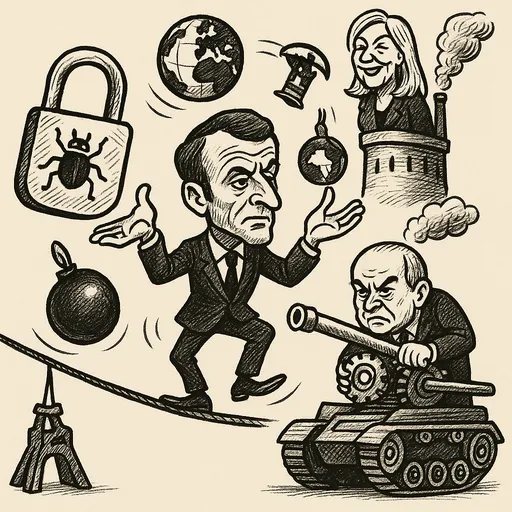 France Faces Cybersecurity, Political, and Diplomatic Challenges